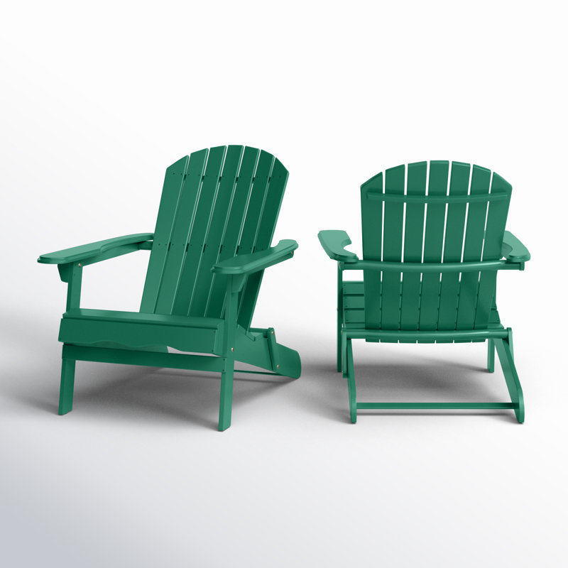 Beachcrest Home Woking Solid Wood Folding Adirondack Chair Reviews Wayfair